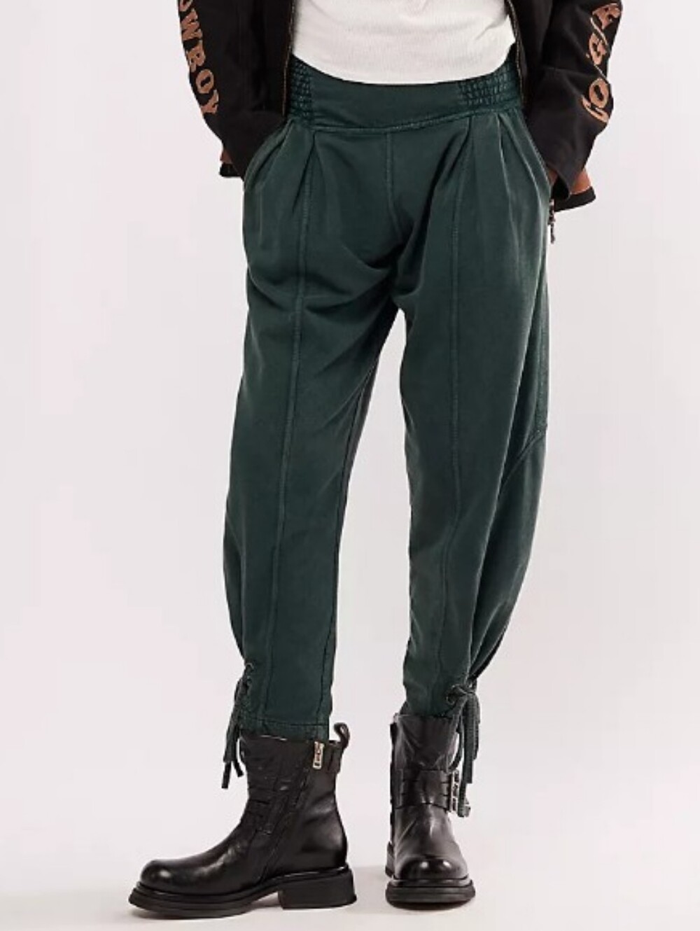 Free People Fp One Billie Cotton Pants XS Green